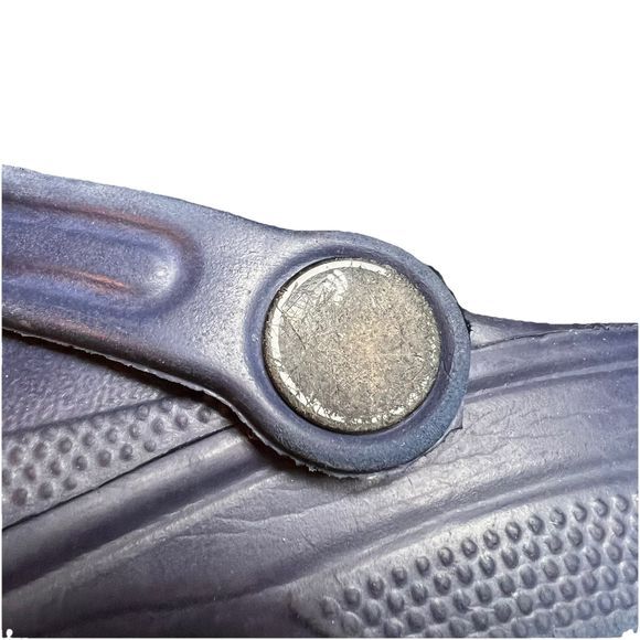 Toddler  Kids Unisex Classic Crocs Slip-On Mules Clogs Size 8/9 Blue Navy Shoes - Picture 4 of 6